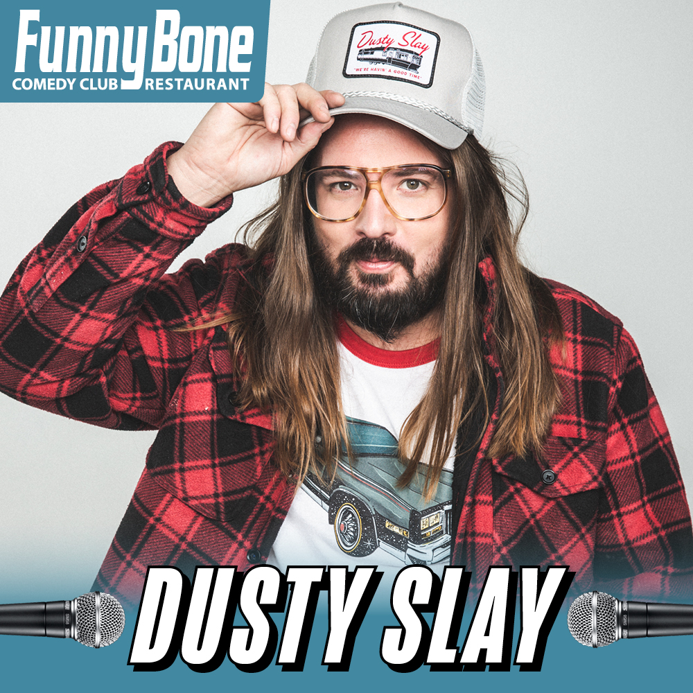 Dusty Slay is coming to the Funny Bone! 🎙️ March 15 & 16