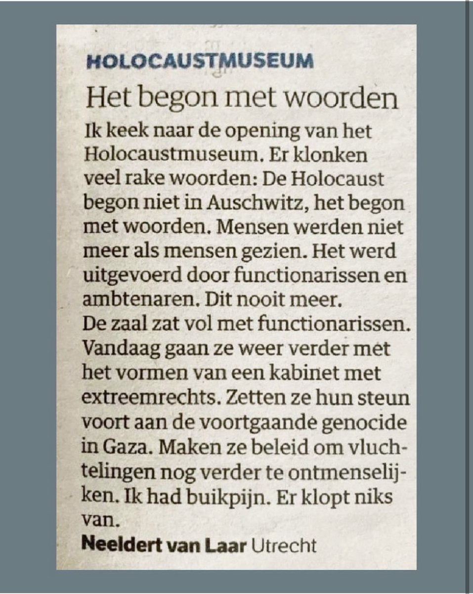 Het begon met woorden.