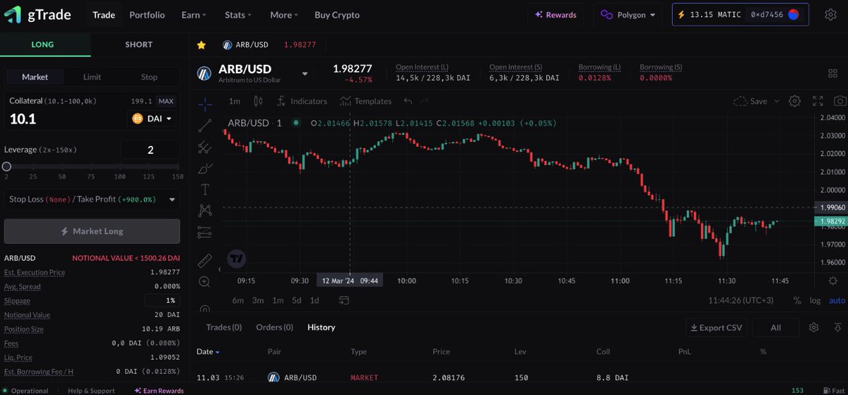 🔴 LIVE Crypto Trading 📊 GREEN DAY 🔋 x9 per day 💰 Trade $ARB on DEX 📑

On the stream we will discuss:
- Update dencun
- Growth of the $ARB token
- Trading on DEX

Join now:
Twitch - twitch.tv/dimabosh
Youtube - youtube.com/watch?v=Ve_fD9…

#LiveTrading #twitchstreamer
