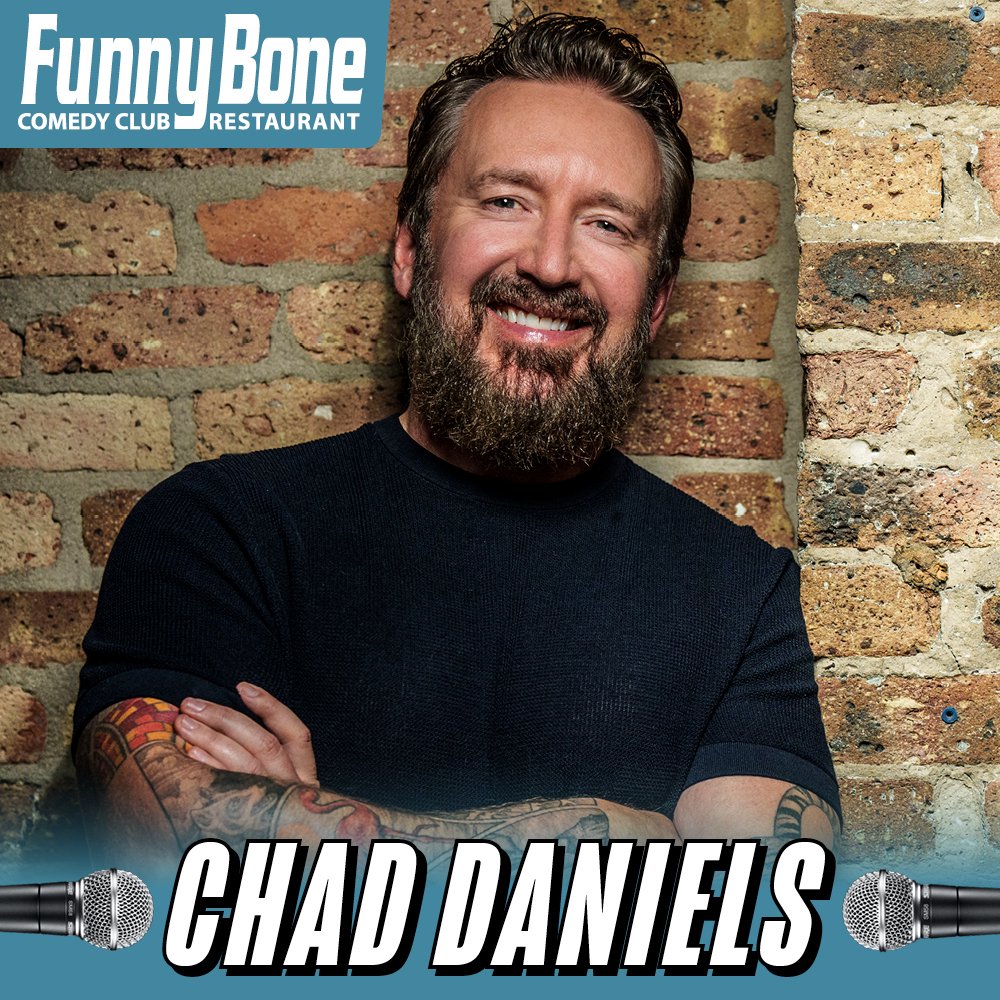 Chad Daniels is here for 1 night only!
🎙 March 21
