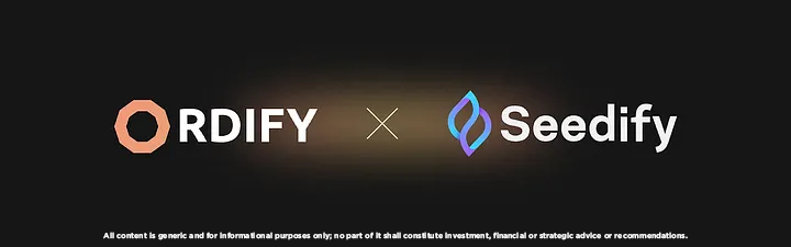 $ORFY #IDO announced on <a href="/SeedifyFund/">Seedify</a> launchpad! 🚀

<a href="/OrdifyWorld/">Ordify</a>'s launch is just around the corner 💥

For more information ⬇️