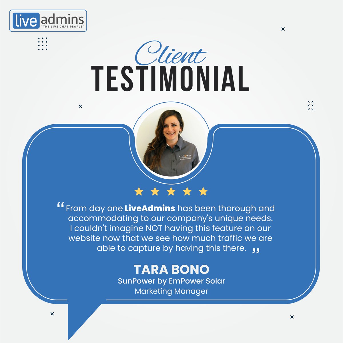 LiveAdmins LLC tweet media