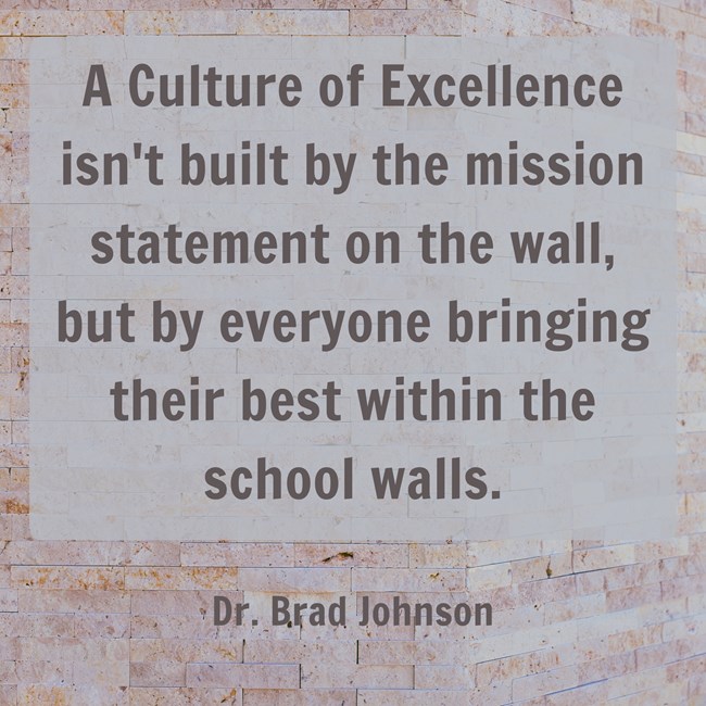 Culture of Excellence.