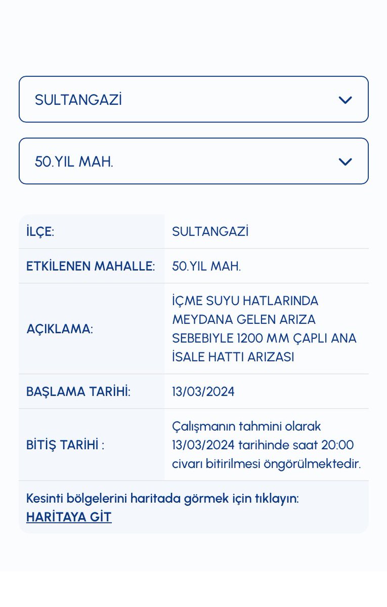 oylesinee87's tweet photo. @sultangazibeled gerçekten hayatımda gördüğüm ve sanırım görebileceğim en kötü belediyecilik. Neredeyse gün aşırı su kesintisi yaşıyoruz. Üstelik saatler de bu şekilde kesinti 1 saatlik değil 2 saatlik değil gerçekten bu nasıl bir hizmettir ya @iskignmudurlugu https://t.co/boVwxMnNvE