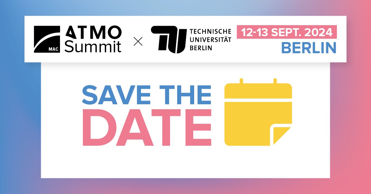 #ATMO_MAC Summit, in partnership with TU Berlin, will take place on September 12-13 in Berlin! Explore state of the art in cooling and heat pumping with natural refrigerants for the mobile application, as well as optimal thermal management for EVs. Info: bitly.ws/3fJm7