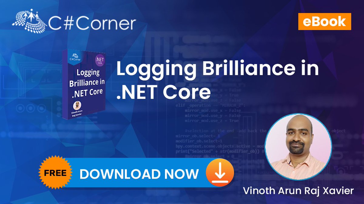 Dive into the fundamentals of logging in .Net Core with our latest ebook 'Logging Brilliance in .Net Core' by Vinoth Arun Raj Xavier. Learn how to integrate Serilog for advanced logging capabilities.

Download your copy now: tinyurl.com/yxn3e6vf

#DotNet #DotNetCore #FreeEbook
