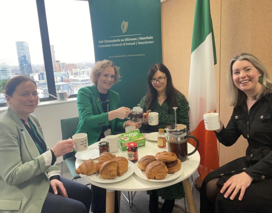 We are very happy to be celebrating #StPatrickDay today by joining the #FreaBigIrishBreakfast - supporting vulnerable Irish communities across the North of England. ☘️☕️🫖 Details on how to join in here: frea.org.uk/frea-big-irish….