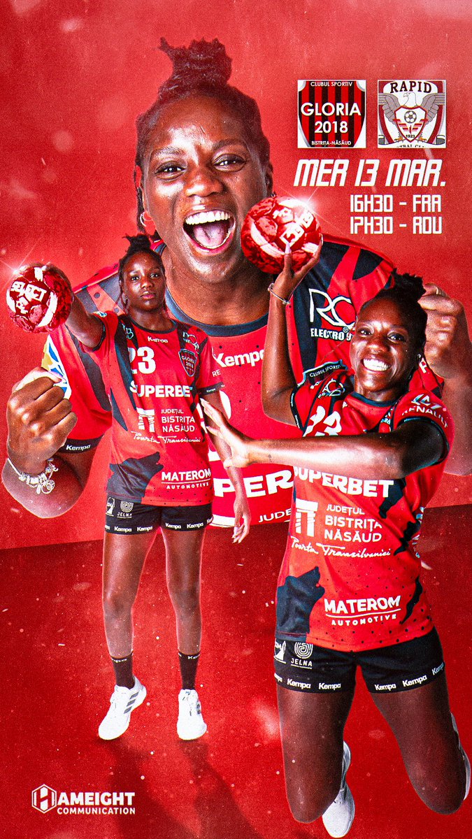 🔥GAMEDAY🔥

🏆 Liga Florilor
🏠 🆚 HC Zalau
⌚️ 16h30 🇫🇷 - 17h30 🇷🇴

Handbal • CS Gloria 2018 Bistrița-Năsăud 🔴⚫️