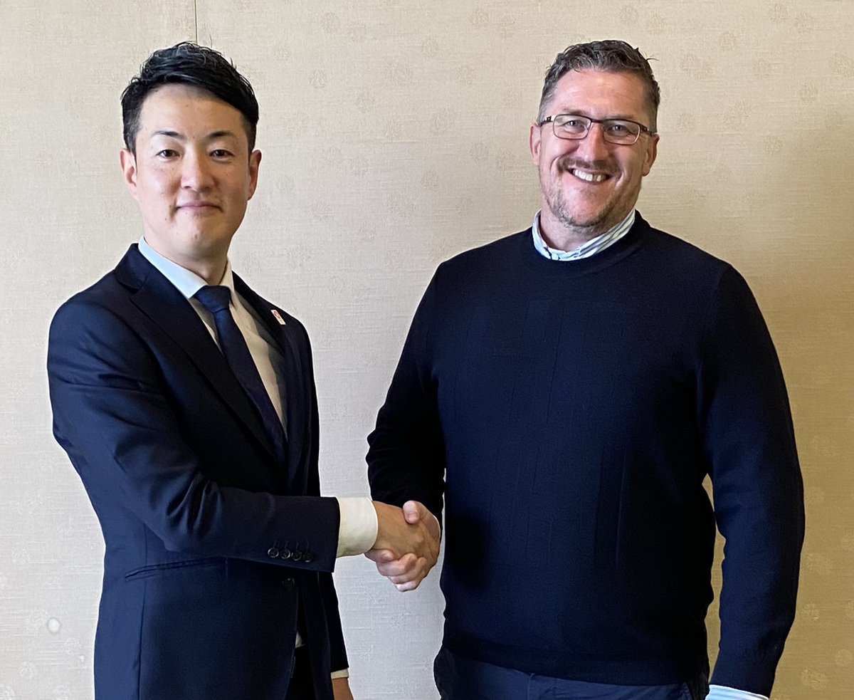 多くのスタートアップ、ユニコーン企業も複数育ててきたメドテック・アクチュエーターCEOのバズ・パーマーさん！
メルボルン以来の嬉しい再会。

大阪でのスタートアップエコシステムの活性化に力を貸して頂けるとのこと。

大阪市も最大限サポートします。チャレンジしやすい環境づくりを進めます。