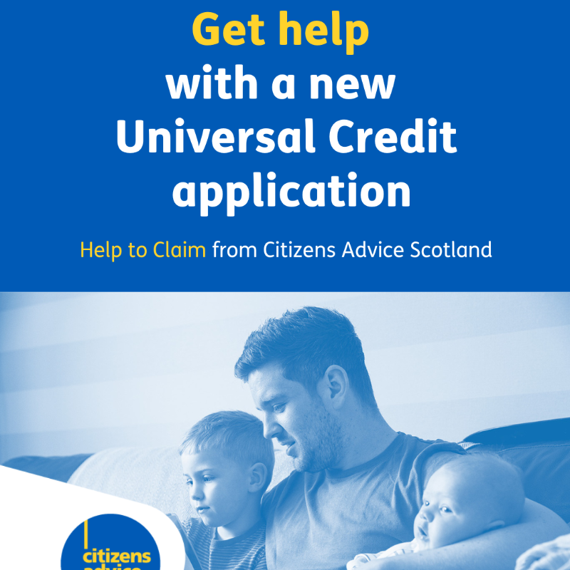 CitAdviceScot's tweet photo. We can help with… 
Finding out if you’re eligible for payments 
Step-by-step support to complete your UC claim 
Prepare for your first Job centre appointment  
Check your first payment is correct 
Give us a call on 0800 023 2581