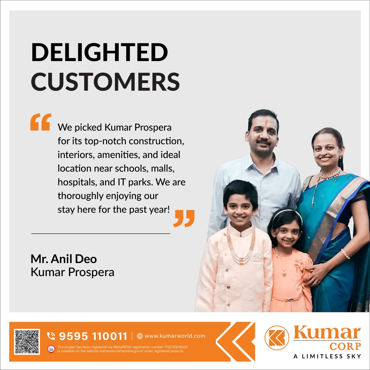 Kumarproperties's tweet photo. Kumar Prospera- Delighted Customers Testimonial.
.
.
.
#KumarCorp #KumarProperties #KumarProspera #flatsinmagarpatta #testimomoal #customerfeedback #home #house #luxuryhomes #luxurylifestyle #luxuryliving #hadapsar #pune https://t.co/EHcxOBZWfE