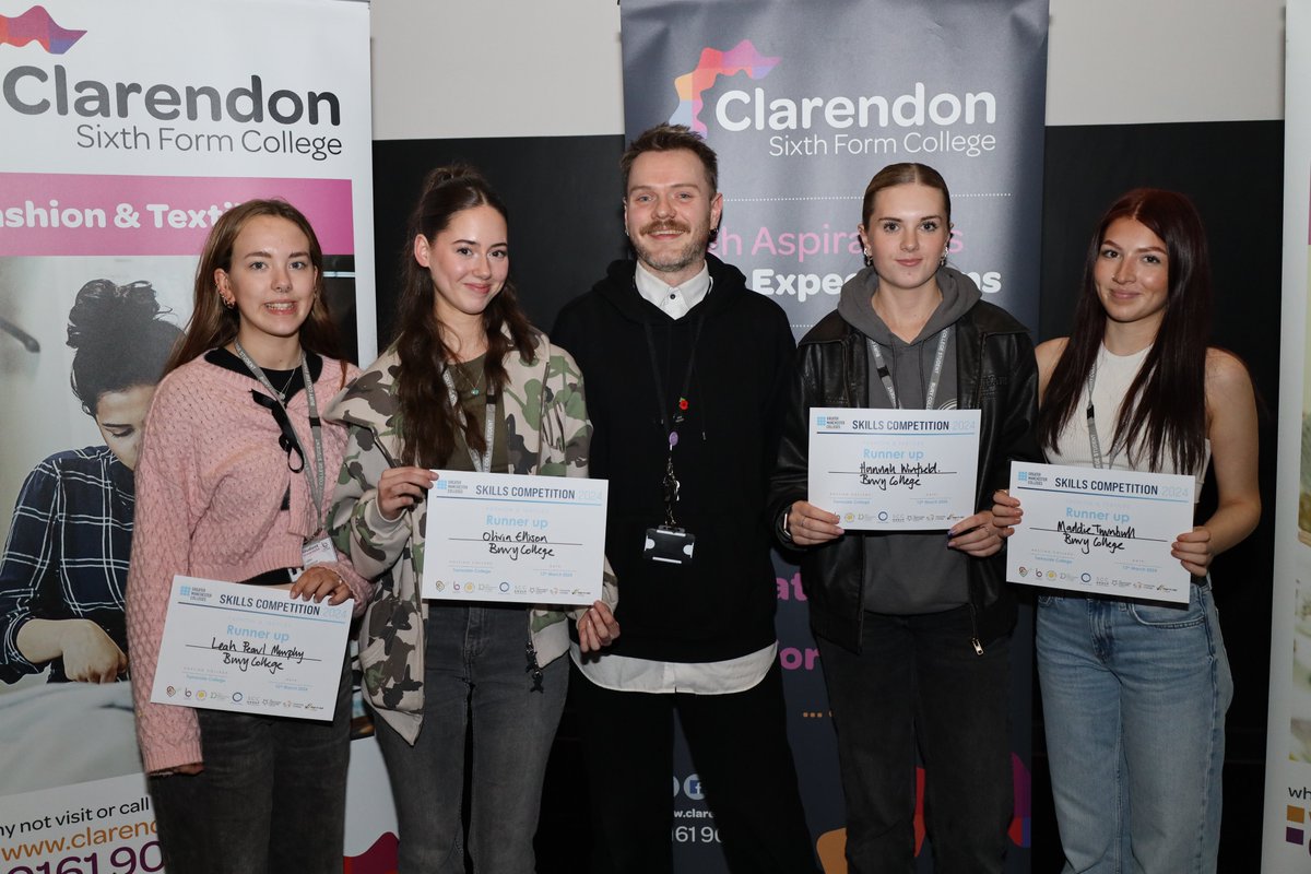 Fantastic to host @GmColleges Art and Fashion Design competition yesterday. Well to the winners of both competitions @themcrcollege and all our runners up and competitors! What a brilliant day #highaspirationshighexpectations