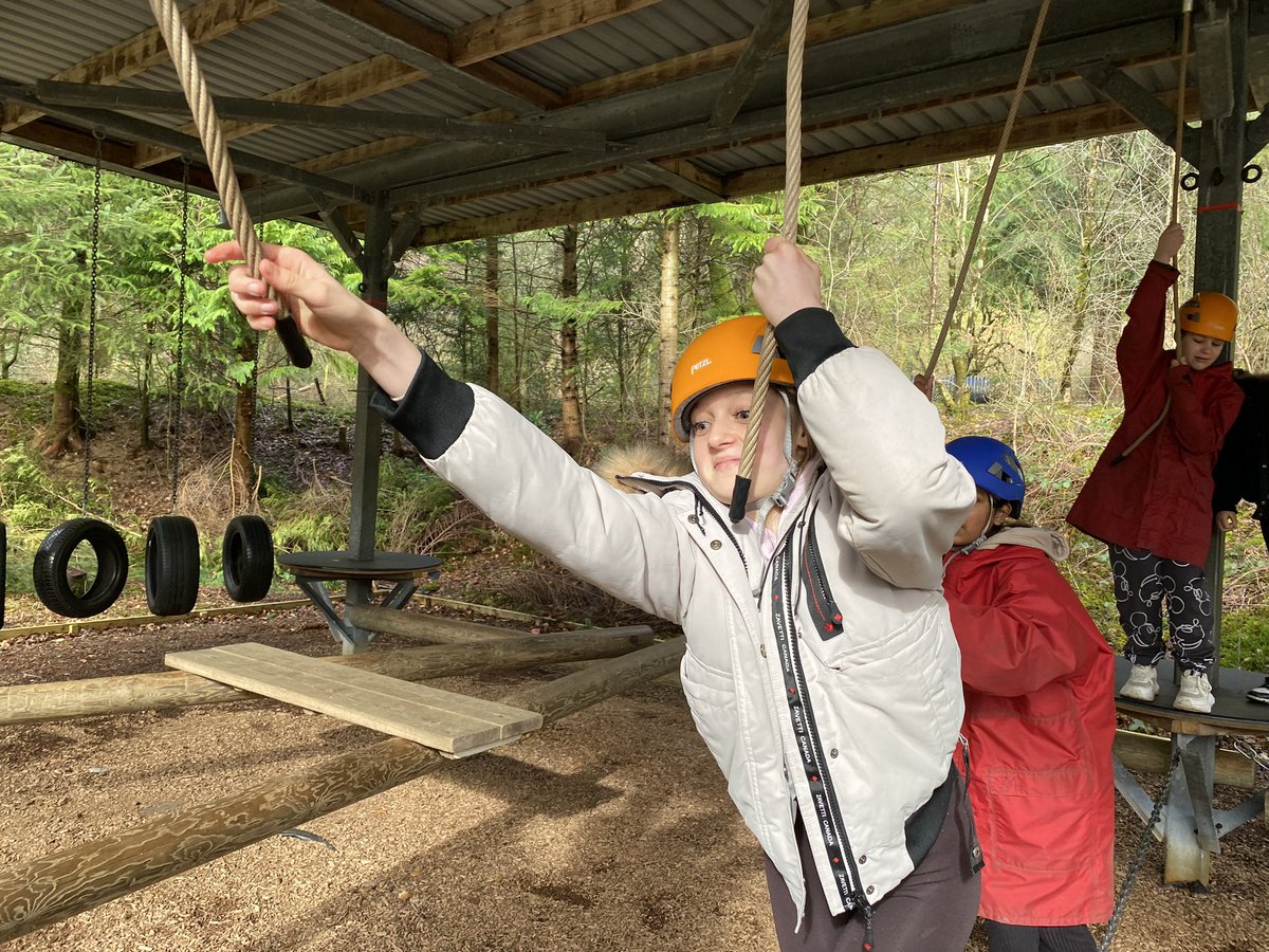 mrspearsoncv's tweet photo. Group 3 - low ropes and high ropes this morning. All in good spirits and starting to show great teamwork. This afternoon … gorge walking 🐿️❤️🐿️  @Castleview_PS @MissMaxwellcv @MrsRhodeCV https://t.co/wG6FMobmrD