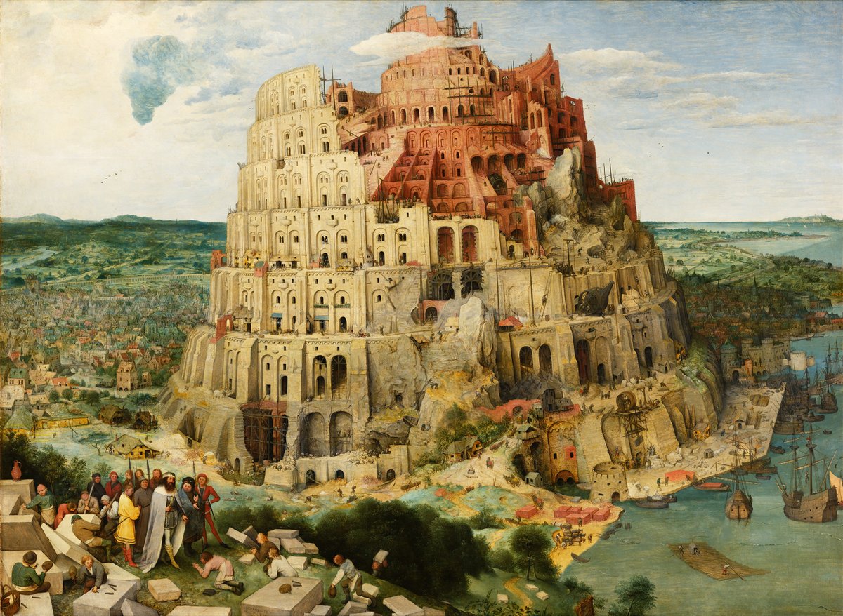 The Tower of Babel by Pieter Bruegel the Elder (1463). #pieterbruegel #flemishrenaissance #towerofbabel #anglican #anglicanchurchprague #stclementsprague