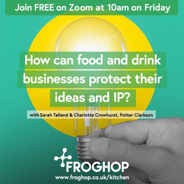 What can you do to protect your ideas and IP when you're a food business? Find out at 10am on Friday. Register free at 👉 buff.ly/3TbRj6j

#foodbusiness #foodfounder #foodlaw #foodindustry #intellectualproperty #foodanddrink #businessrisk @PotterClarkson