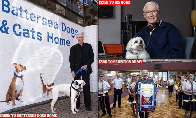 LPaul O'Grady's final act of kindness as star shares his £15.5m fortune with various charities. #PaulOGrady 💔.

He was a wonderful man in life and so generous to the animals he loved.