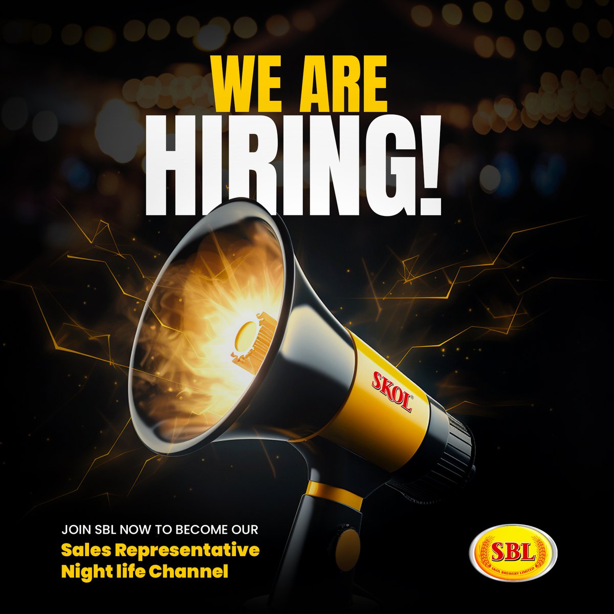 Interested in joining SKOL Brewery Ltd? Join our team as a Sales Representative Nightlife Channel! Hit the link below to apply and let's make some magic happen together! Apply now: skolbrewery-careers.rw/jobs/sales-rep…