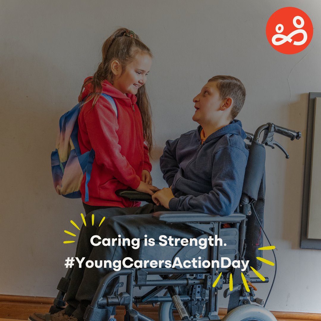 🌟 Young Carers Action Day🌟

This year's theme: Fair futures for young carers.
Let's create a world where all young carers have equal opportunities and support. 🤝💙

Find out more about how we support young carers: ow.ly/I9KL50QOIqS

#YoungCarers #EqualOpportunities