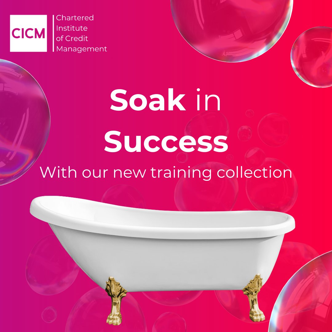 The new CICM training collection makes it easier than ever for you to soak in success! Offering a range of training courses designed with the busy credit professional in mind. Check them out 👉 bit.ly/3SfCO0K #CICM #Creditmanagement #Professionaldevelopment #training