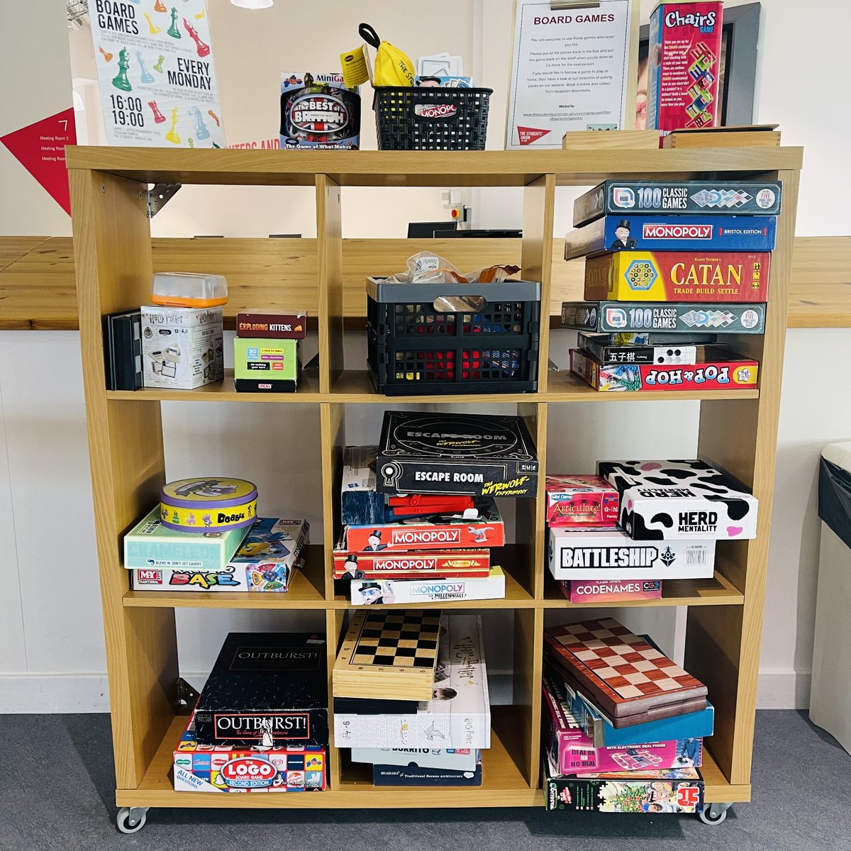 Game time! 🎲 Come check out our selection of board games at The Students' Union at UWE. Whether you're a pro or just looking for some fun, there's something for everyone!