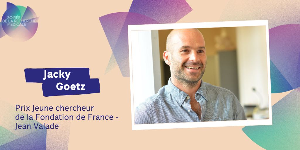 Directeur de recherche à l'@InsermEst, @GoetzJacky est lauréat du Prix Jeune chercheur de la @fondationfrance - Jean Valade. Grâce à ses recherches ambitieuses, il ouvre de nouvelles perspectives dans la lutte contre les métastases !