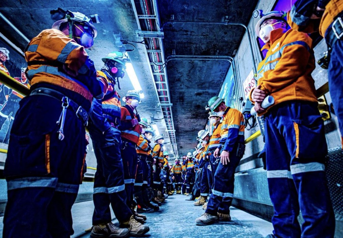 Today marks a significant milestone in Oyu Tolgoi's history! It's been a year since the start of our underground production and the beginning of our journey to triple copper production between 2028 - 2036!