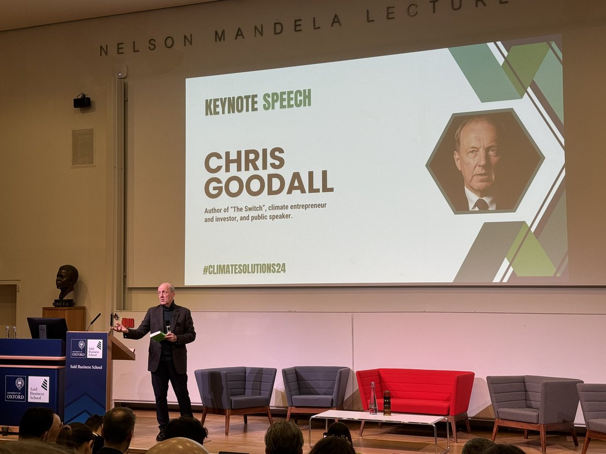sara_le_roux's tweet photo. Great start to the #ClimateSolutions24 conference this morning with an interesting keynote by Chris Goodall followed by an excellent panel discussion. https://t.co/6ryVafqZ7P