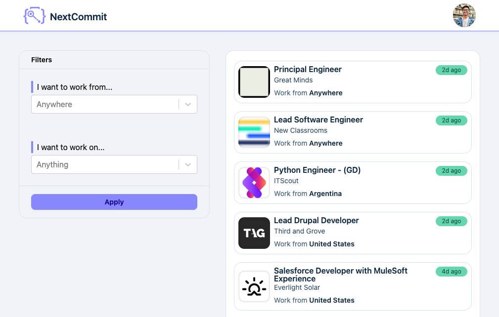 LMCaraig's tweet photo. 🎉 Excited to share: NextCommit is back with a fresh look! 🎨

Last year, in a career transition, I started a side project - NextCommit. Now, after some time to reflect and grow, it's fully redesigned. 😌

👉 https://t.co/UXgQG0f7ge

#indiehackers #buildinpublic https://t.co/vEtCAjXZ8j