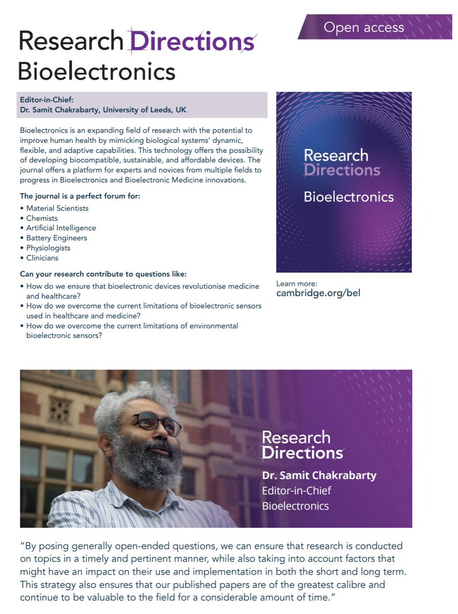 CUP_RDirections's tweet image. Calling all attendees of @jkulinz BIOEL International Winterschool on Bioelectronics #BioEl2024!

Can your research answer #RDBioelectronics questions?

See our flier for more info about the journal &amp;amp; view our questions here: bit.ly/3IsZer0

#bioelectronics #bionics