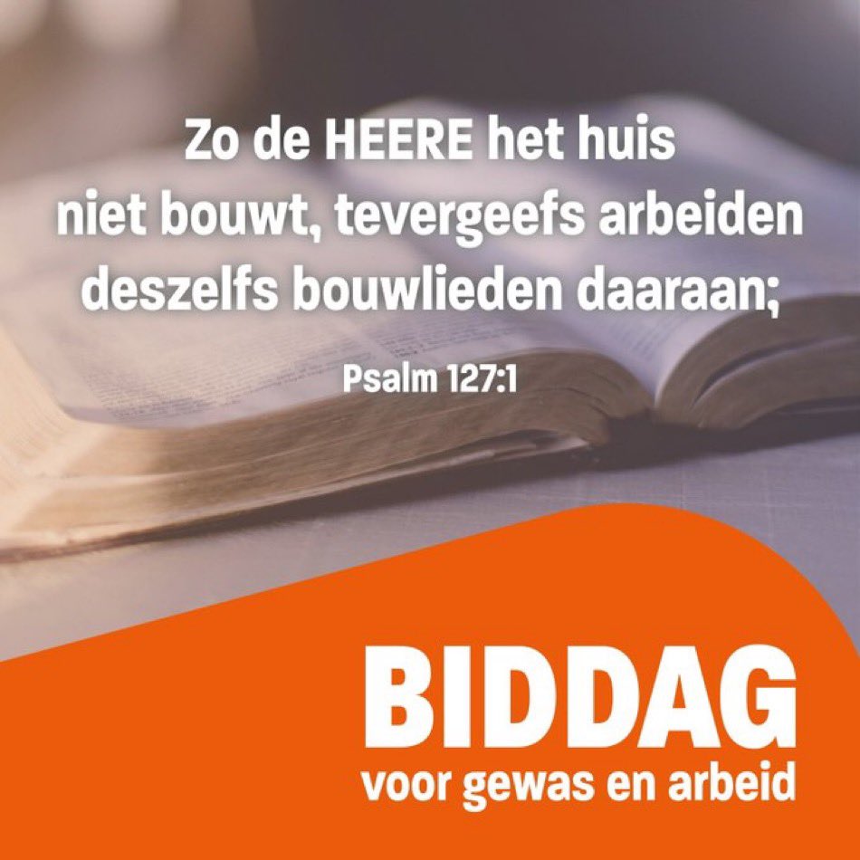 Biddag voor gewas en arbeid!