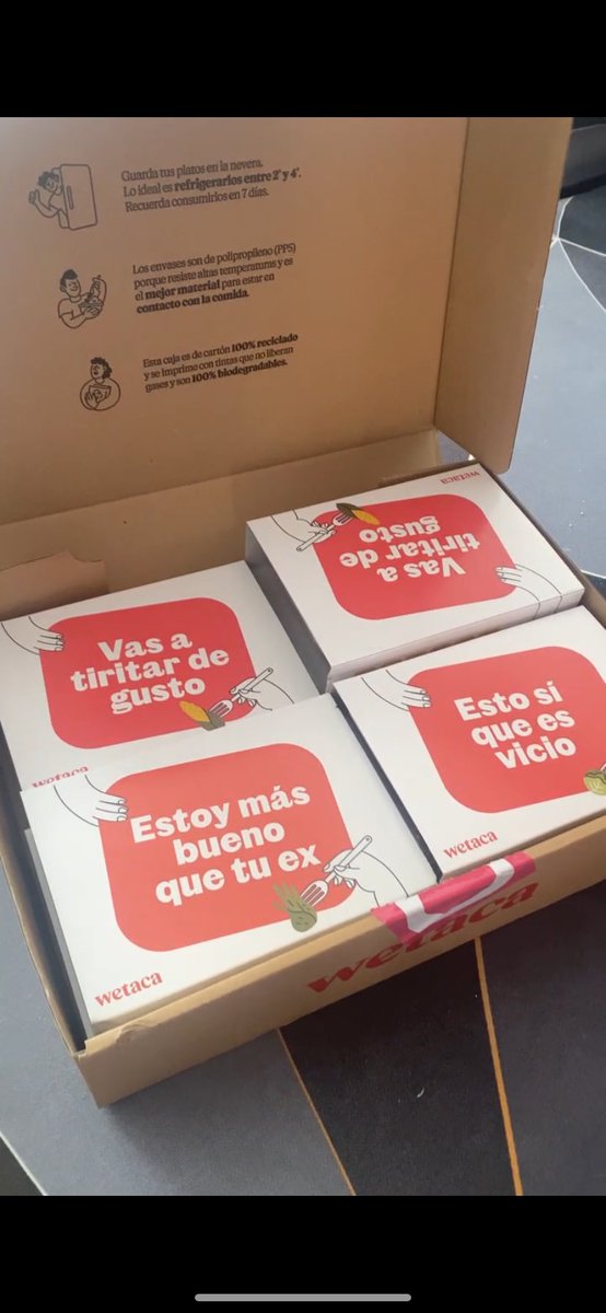 itsmartalba's tweet photo. Os recuerdo que si queréis comida rica y sin cocinar… Os dejo este DESCUENTAZO de hasta 25€ para que podáis pedir en @wetaca 
CÓDIGO DESCUENTO: ITSMARTALBA 
https://t.co/6pHfkhseuq https://t.co/10av6301zc
