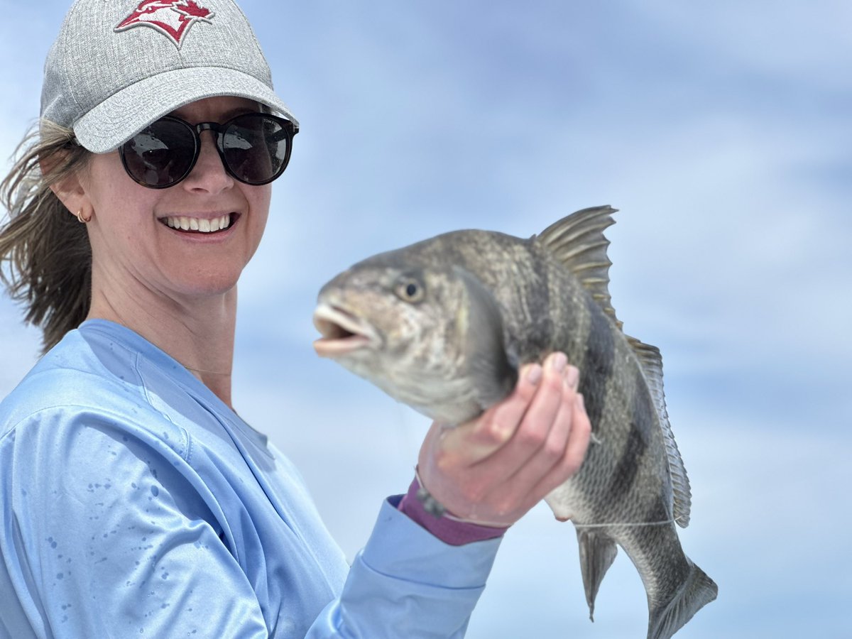 Black drum! #inshorefishingjupiter #blackdrum #womenfishing  #phlatsinshorefishing #saltwater