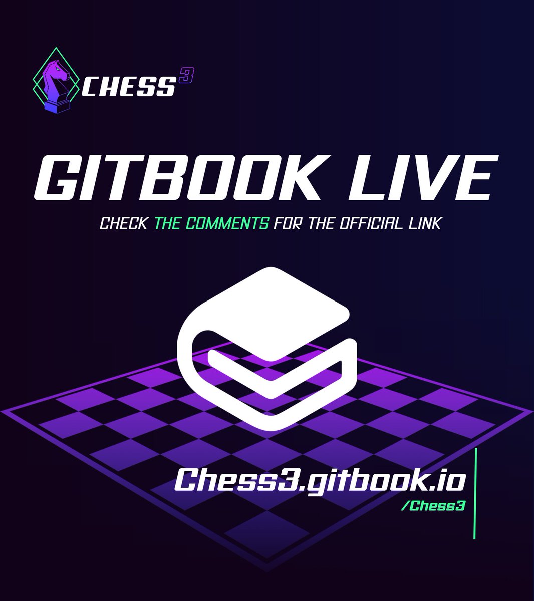 𝐓𝐡𝐞 𝐂𝐡𝐞𝐬𝐬𝟑 𝐒𝐮𝐫𝐯𝐢𝐯𝐚𝐥 𝐆𝐮𝐢𝐝𝐞 𝐚𝐧𝐝 𝐑𝐨𝐚𝐝𝐦𝐚𝐩

With the imminent launch of our invite-only MVP, it's time we shared what we’ve been working on.

Our Gitbook will cover everything you need to know about Chess3, and more:

♟️ Overview on Chess3 and how to