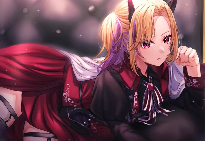 はっちー( )のオリキャラ描かせてもらいました!キャラがすごくよかったから、ずっと描いてて楽しかった～!描き合いしてくれてありがとう～!#イラスト 
