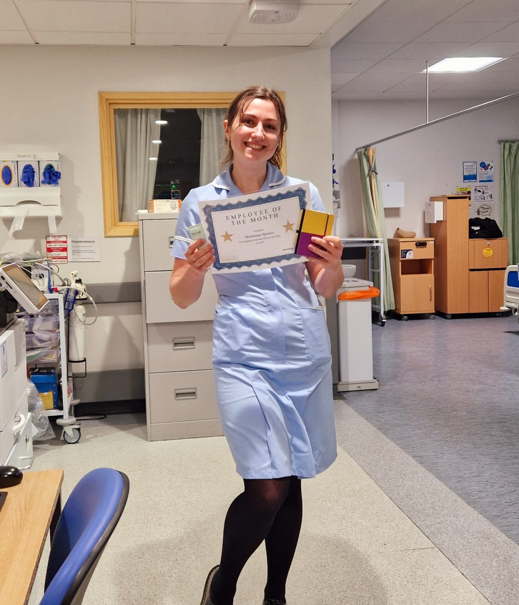 Massive congratulations to our employee of the month Morwenna, who always goes above and beyond for her patients and keeps the team positive! @cardiologymatr1 @TntTracy73 @parkerkarenj