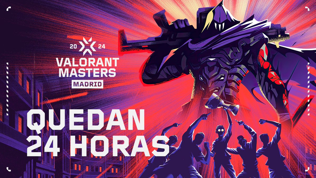 VALORANTes's tweet photo. ⌛️ QUEDAN 24 HORAS PARA MASTERS MADRID⌛️
⌛️ QUEDAN 24 HORAS PARA MASTERS MADRID⌛️
⌛️ QUEDAN 24 HORAS PARA MASTERS MADRID⌛️
⌛️ QUEDAN 24 HORAS PARA MASTERS MADRID⌛️
⌛️ QUEDAN 24 HORAS PARA MASTERS MADRID⌛️ https://t.co/AwR0EAgzLD