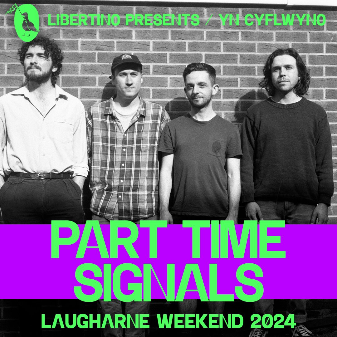 This Sunday we will be playing @LaugharneWknd! We will be in The Fountain Inn (upstairs) at 8PM. Big thanks to Gruff at @LibertinoRecs for adding us to this great line up 🙏