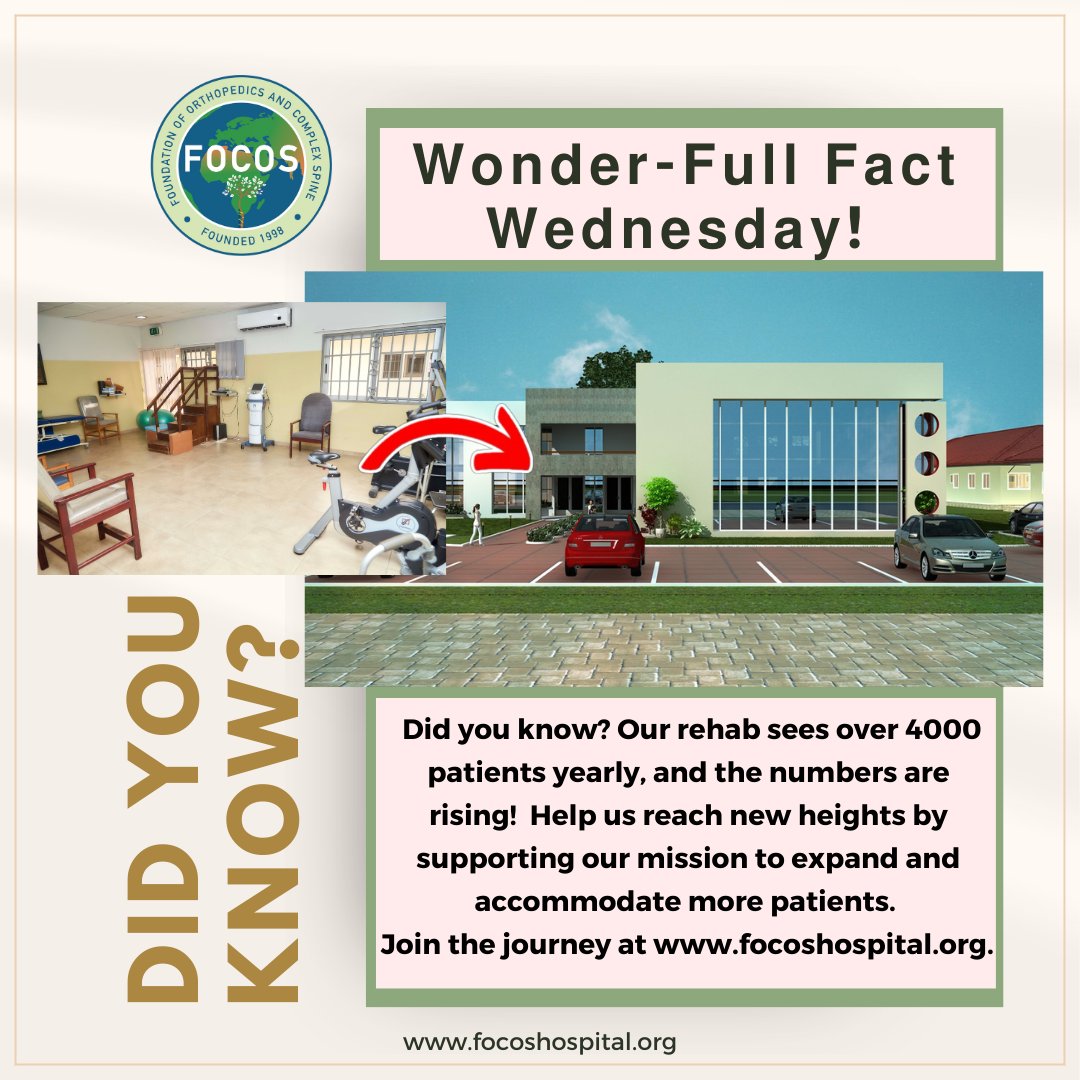 Your support can make a world of difference. 🌍💙 Join us at focoshospital.org to be part of the healing journey. 🤝🏥 
#TransformingLives 
#SupportFOCOS 
#HealingCommunity
#FOCOSRehabProject
#DonateToSupportAWorthyCause