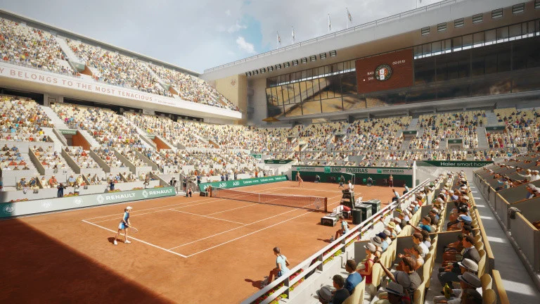 JVCom's tweet photo. TopSpin 2K25, c'est prometteur ! On a pu jouer au jeu une bonne heure :

- un début de roster alléchant (Federer, Alcaraz, Williams...) avec les 4 tournois du Grand Chelem
- simulation fidèle au tennis avec les coups gagnants, fautes directes et aces
- différents niveaux de difficulté qui rendent la simulation encore plus réelle

La preview complète 👇
https://t.co/g1fZUmG8TD