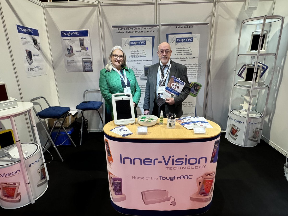 We are at #Rewired24 ! 

It’s day 2 of <a href="/DHRewired/">Digital Health Rewired</a> and you can find our Sales Managers John and Julie on Stand G14 presenting our Inner-Vision Technology product range. 

Please do go along and say hello 👋. 
#Rewired24 #REWIRED24 #digitalhealth <a href="/DHRewired/">Digital Health Rewired</a>