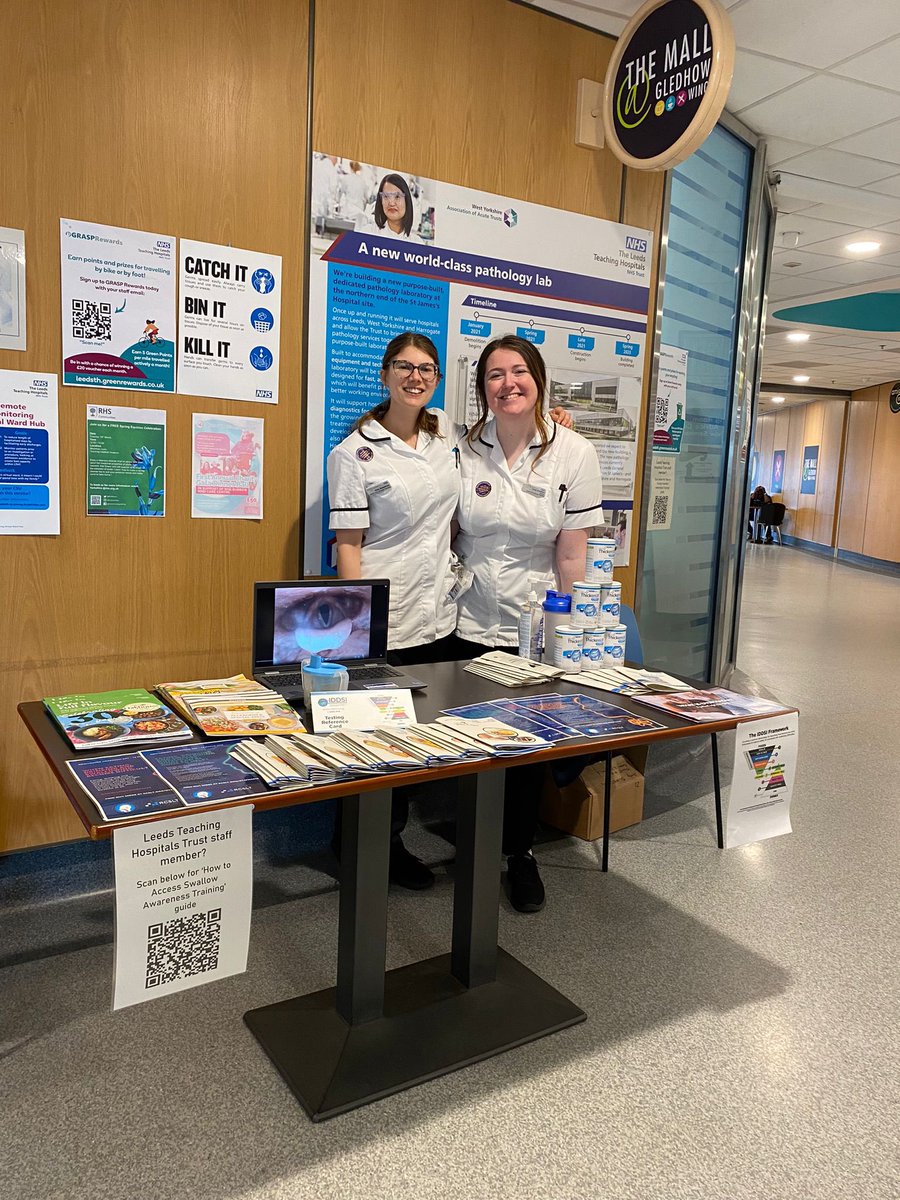 Catherine Hayes (@catherinehayes3) on Twitter photo Two of our amazing Acute Med SLTs <a href="/AmySweetman_SLT/">Amy Sweetman</a> and <a href="/ChloeS_SLT/">Chloë Streatfield</a> are in Gledhow Wing all morning, with loads of info about how we can support patients with eating, drinking and swallowing difficulties. Come and say hi 👋 #SwallowAware2024 <a href="/ltht_slt/">LTHT Adult SLT 💙</a> <a href="/slt_debbie/">Debbie Green (née Grimes) SLT</a> <a href="/PaulaHendron/">Paula Hendron</a> Two of our amazing Acute Med SLTs <a href="/AmySweetman_SLT/">Amy Sweetman</a> and <a href="/ChloeS_SLT/">Chloë Streatfield</a> are in Gledhow Wing all morning, with loads of info about how we can support patients with eating, drinking and swallowing difficulties. Come and say hi 👋 #SwallowAware2024 <a href="/ltht_slt/">LTHT Adult SLT 💙</a> <a href="/slt_debbie/">Debbie Green (née Grimes) SLT</a> <a href="/PaulaHendron/">Paula Hendron</a>