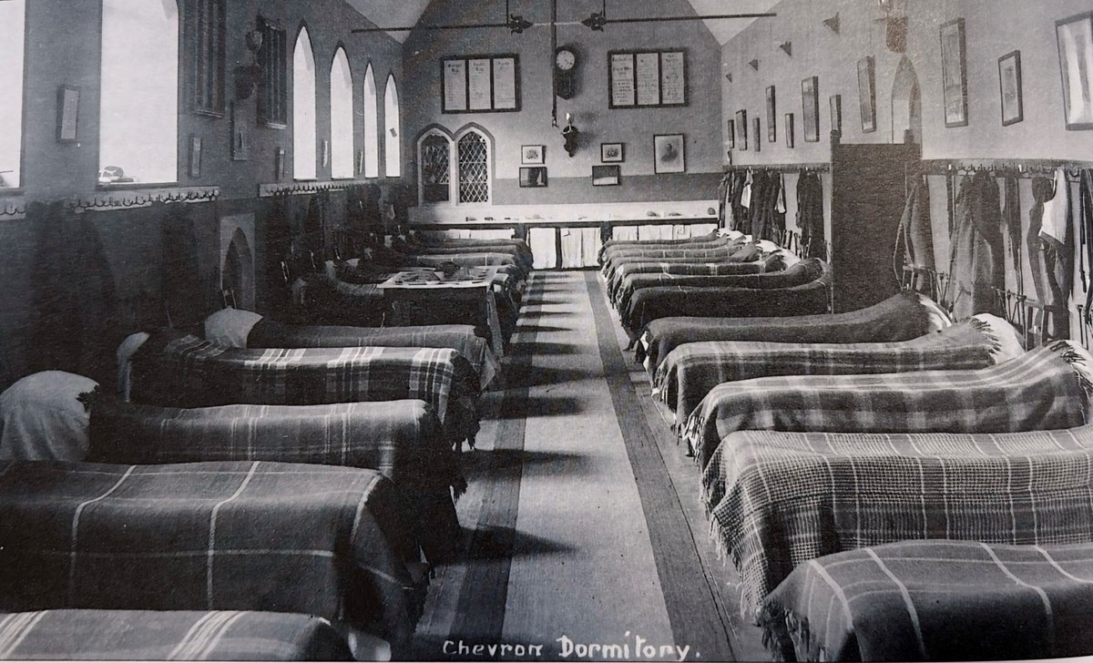 #175YearsOfHurst
Boarding houses certainly look a little different these days...here is an image of the Chevron Dormitory in the 1920's! 
Image taken from 'Hurstpierpoint college 1949-1995. The School by the Downs' by Peter King.