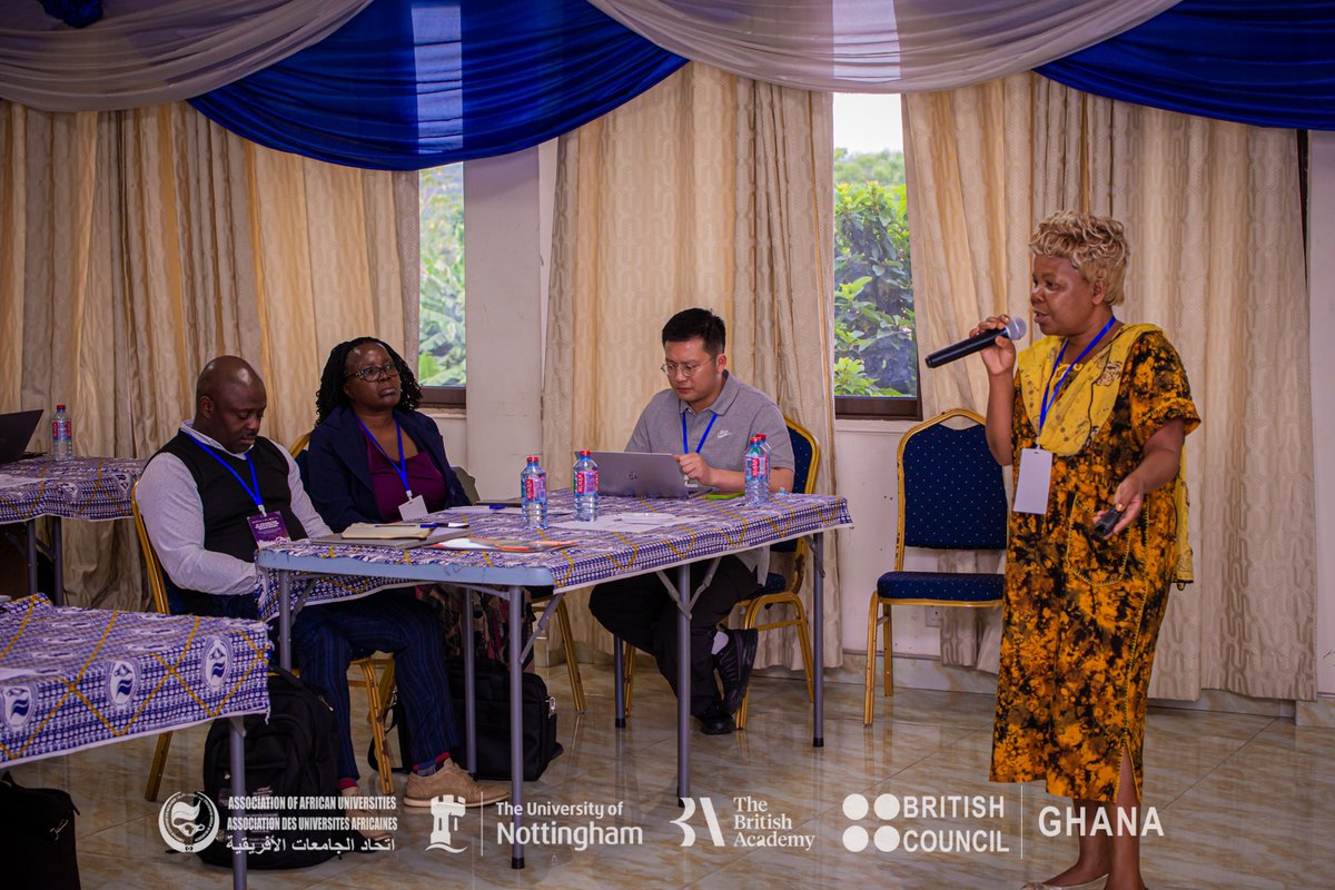 AAU_67's tweet photo. Day 2 - Today at the AAU - British Council writing workshop, we delve into identifying research funding schemes and writing successful grant proposals.
It's all about collaboration and knowledge sharing! #ResearchFunding #GrantWriting #Collaboration https://t.co/28634ZGBsU