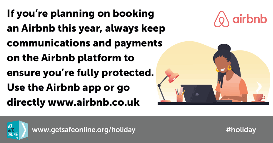 Booking a last minute Easter Break on Airbnb beware of #scams #ScamAware #HolidayFraud #KeepSpringSafe #BrumTS