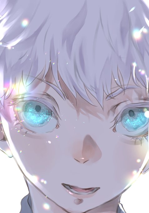 「hair between eyes light particles」 illustration images(Latest)