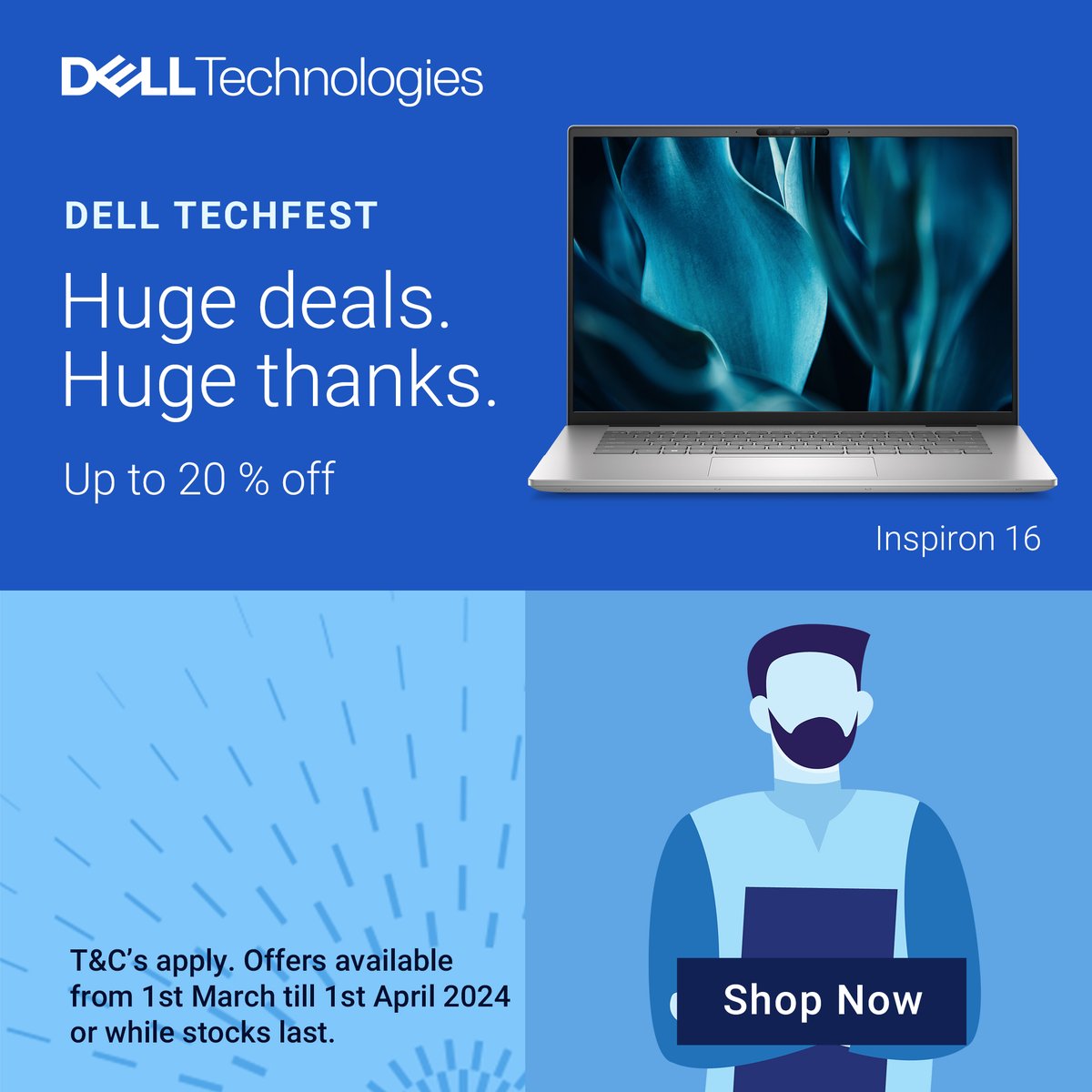 CharityDigiOrg's tweet image. Explore Dell Tech Fest Offers to uncover the extraordinary deals that await you during this sale!

Visit the Charity Digital Exchange ➡️ charitydigitalexchange.org/content/dell-t…

Only until April 1st 2024.

#CharityDigital #DellTech #DiscountedTech #NonProfit