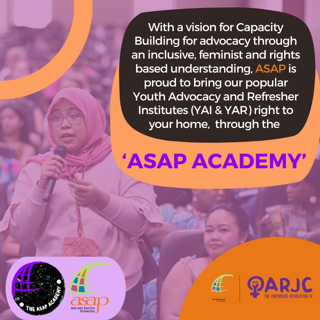 If you're new to the movement or are looking for a safe space, to unlearn &amp; relearn everything surrounding abortion rights &amp; how institutions around us like religion, media etc, impact it, then these ASAP modules are for you!
To stay tuned &amp; sign up- docs.google.com/forms/u/1/d/e/…