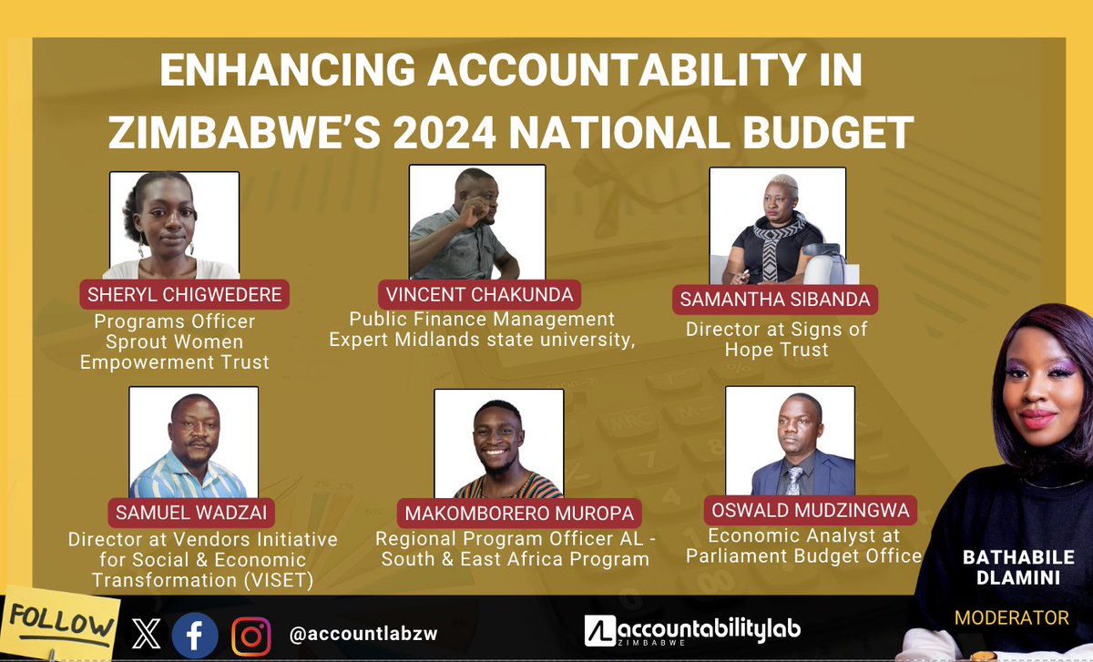 Is YOUR voice heard in Zimbabwe's budget? Public outcry & analysis on the 2024 National Budget. ️ Read how to demand transparency & accountability:  zimbabwe.accountabilitylab.org/public-scrutin… Issues discussed in the article were raised during the X-Space on enhancing accountability in…