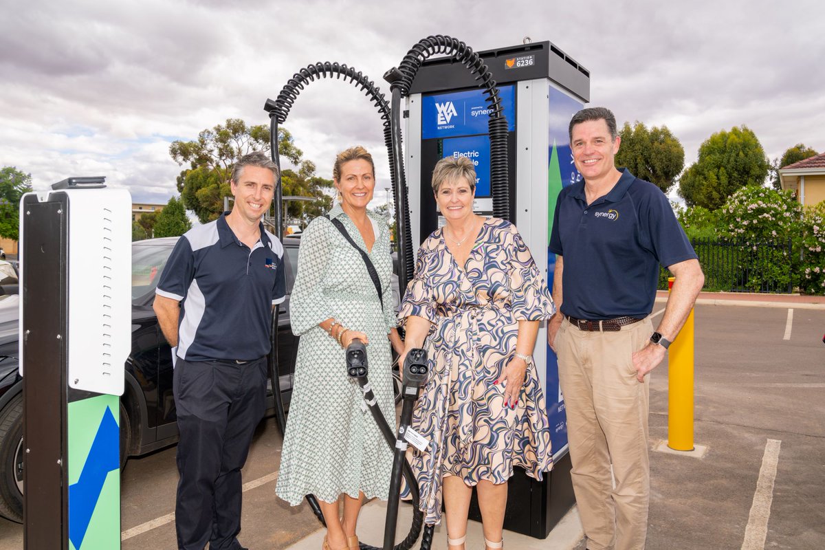 The first EV fast charger has opened in Kalgoorlie. The new WA EV Network site features a 150kW fast charger and a 22kW back-up charger on the corner of Cassidy Street and Wearne Lane.