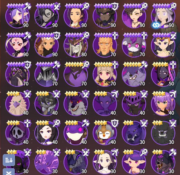 KiriBios's tweet photo. Voici ma box après 1 ans de jeu ! 
Vous en pensée quoi ? 
#SWCH @summonerswar_FR @swchronicles_FR 2/5 https://t.co/wLbvpJ444I